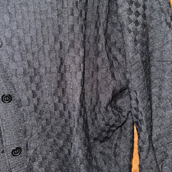 Women's Lightweight Cropped Checked Cardigan Size Small - Picture 3 of 7